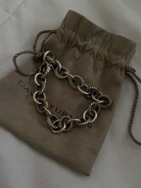 David Yurman Oval Chain Link Bracelet